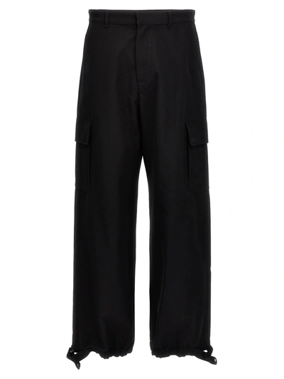 Off-white Woolgab Pants In Black