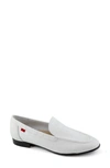 Marc Joseph New York Madison Ave Loafer In White Croco