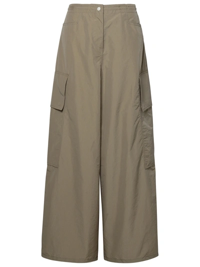 Palm Angels Parachute Pants In Cream