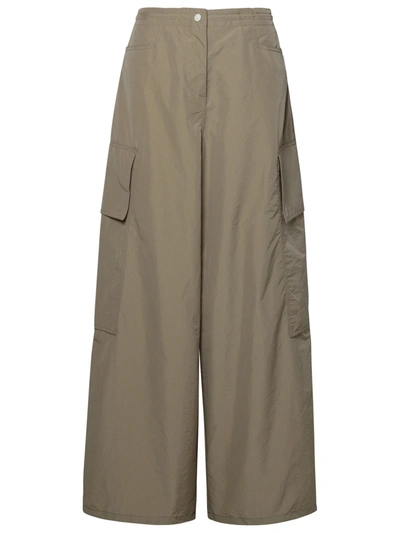 Palm Angels Parachute Pants In Beige
