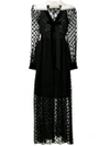 PHILOSOPHY DI LORENZO SERAFINI PHILOSOPHY DI LORENZO SERAFINI SHEER LACE DRESS - BLACK,V0423572412155091