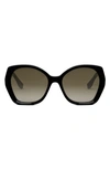 FENDI THE FENDI LETTERING 57MM GRADIENT BUTTERFLY SUNGLASSES