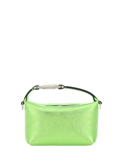 Eéra Moon Metallic-leather Bag In Green