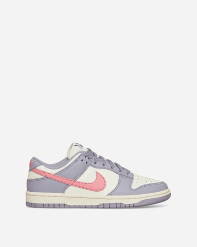 Nike Dunk Low Sneakers In Indigo Haze/coral Chalk/sail