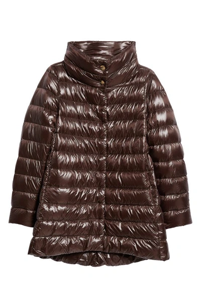 Herno Amelia Down Jacket In Espresso