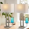 Jonathan Y Sabrina 28.5" Vintage Industrial Iron Led Table Lamp With Pull-chain And Usb Charging Port (set2)