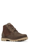 Sorel Carson Waterproof Chukka Boot In Blackened Brown/ Khaki