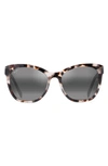 Maui Jim Alulu 56mm Polarizedplus2® Sunglasses In White Tokyo Tortoise