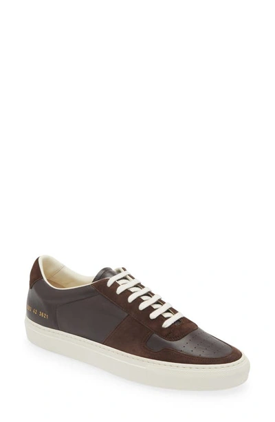 Common Projects Bball Low Top Sneaker In Brown