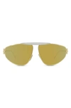 Loewe Anagram 61mm Pilot Sunglasses In Sengld/brnmr