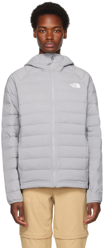 The North Face Gray Belleview Down Jacket In A91 Meld Grey