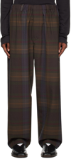 LEMAIRE BROWN RELAXED TROUSERS