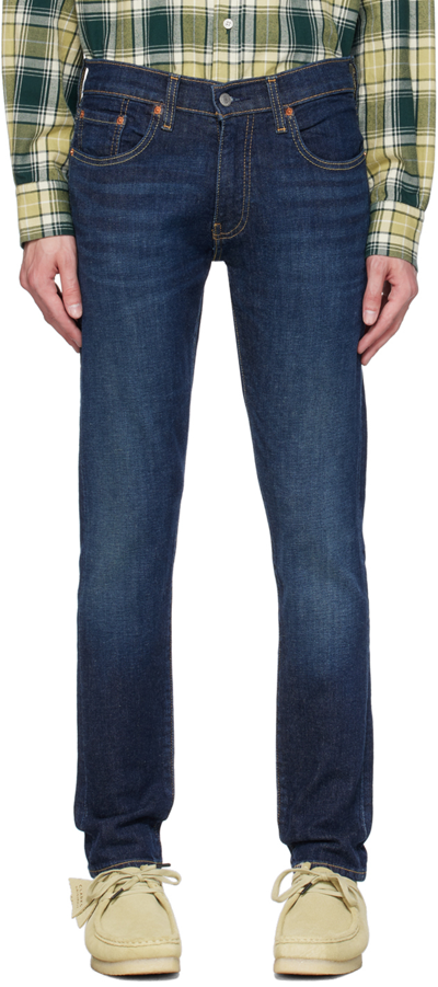 Levi's Indigo 512 Slim Taper Jeans In Biologia Adv