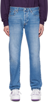 LEVI'S BLUE 501 SLIM TAPER JEANS