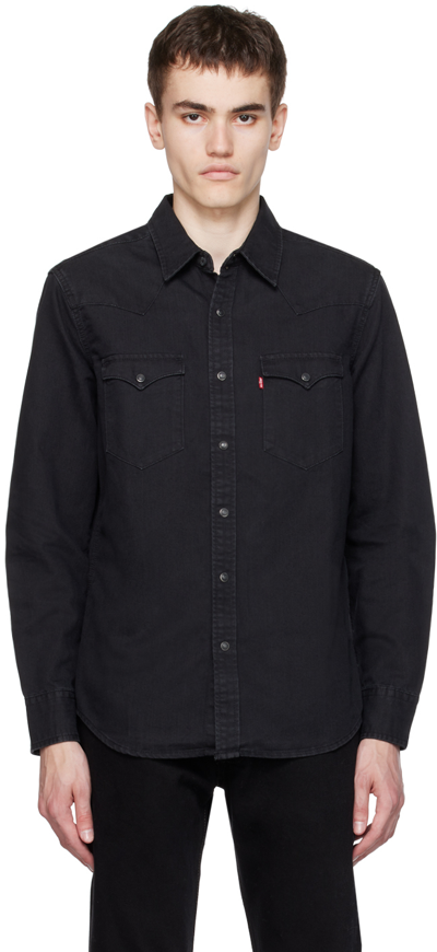 Levi's Levis Barstow Western Long Sleeved Shirt Black