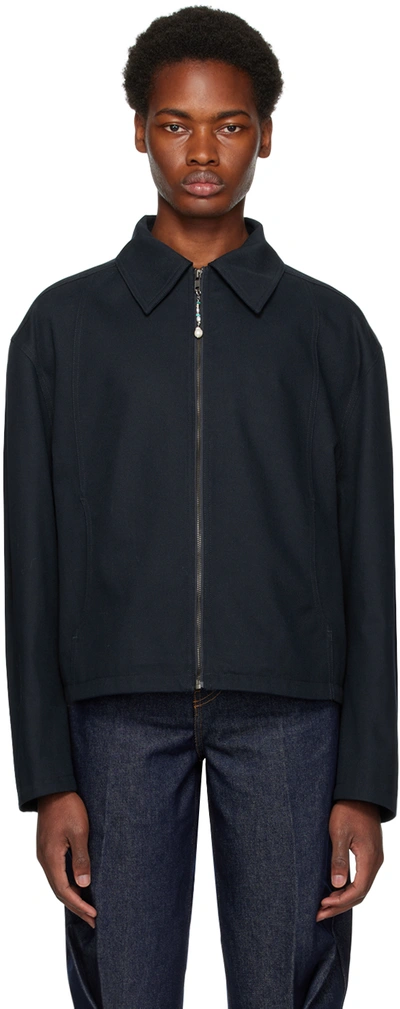 Ader Error Navy Zip Jacket