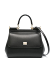 DOLCE & GABBANA SICILY LEATHER TOTE BAG