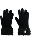 Karl Lagerfeld Woman Gloves Black Size S Goat Skin In Black