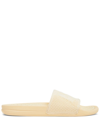 Apl Athletic Propulsion Labs Big Logo Techloom Knit Sport Slide In Yellow