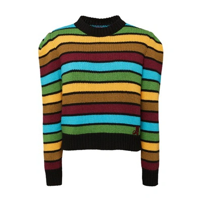 La Doublej Key Sweater In Stripes