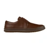 Camper Chasis Leather Derby Shoes In Medium_brown