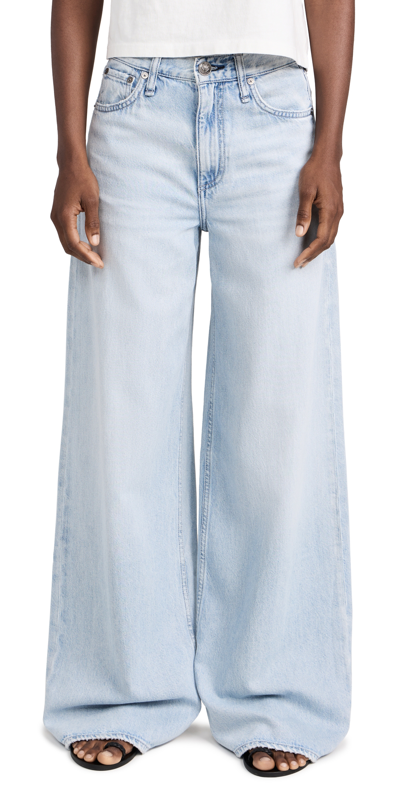 Rag & Bone Featherweight Sofie Wide-leg Jeans In Kierra