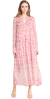 Free People See It Through Dress In Pink Rose Combo