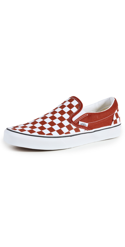 Vans Ua Classic Slip-on Woman Sneakers Red Size 4.5 Textile Fibers