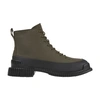 Camper Pix Combat Boot In Green