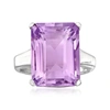 Ross-simons Amethyst Ring In Sterling Silver In Purple