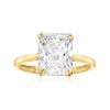 ROSS-SIMONS CZ RING IN 14KT YELLOW GOLD