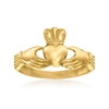 Ross-simons 14kt Yellow Gold Claddagh Ring