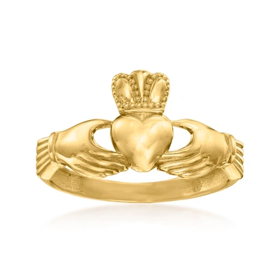 Ross-simons 14kt Yellow Gold Claddagh Ring