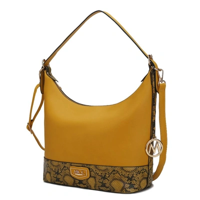 Mkf Collection By Mia K Diana Shoulder Handbag For Wome's In Yellow