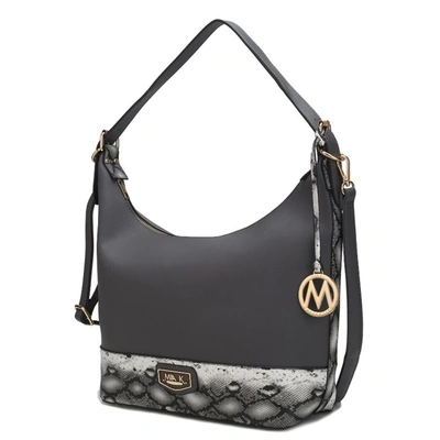Mkf Collection By Mia K Diana Shoulder Handbag For Women's In Grey