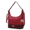Mkf Collection By Mia K Diana Shoulder Handbag For Wome's In Red