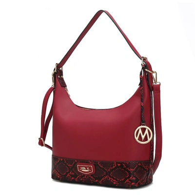 Mkf Collection By Mia K Diana Shoulder Handbag For Wome's In Red