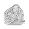 Ross-simons Diamond Heart Ring In Sterling Silver