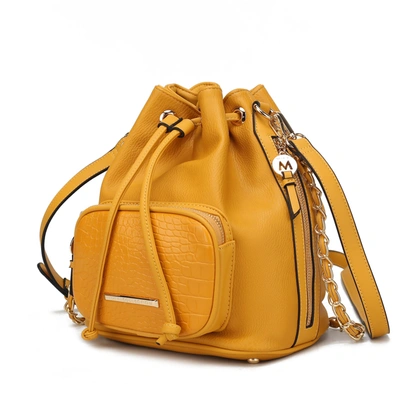 Mkf Collection By Mia K Azalea Bucket Bag In Yellow