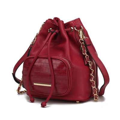 Mkf Collection By Mia K Azalea Bucket Bag In Red