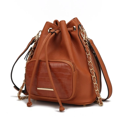 Mkf Collection By Mia K Azalea Bucket Bag In Brown