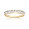 Ross-simons Diamond Wedding Ring In 14kt Yellow Gold In White