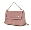 Mkf Collection By Mia K Danna Vegan Leather Shoulder Handbag In Pink