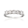 Ross-simons Diamond 5-stone Ring In 14kt White Gold In Silver