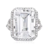 Ross-simons Rock Crystal Ring With . White Topaz In Sterling Silver