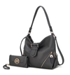Mkf Collection By Mia K Rafaela Shoulder Bag In Grey
