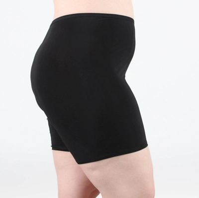 Undersummers By Carrierae Classic Moisture Wicking Anti Chafing Slip Short 6.5" In Black
