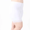 Undersummers By Carrierae Fusion Moisture Wicking Anti Chafing Shortlette Slipshort 7" In White