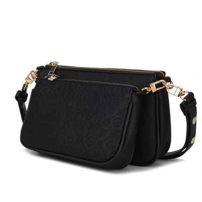 Mkf Collection By Mia K Dayla Vegan Leather Women's Shoulder Bag In Black