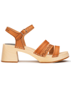 Swedish Hasbeens Jesus Leather Sandal In Brown